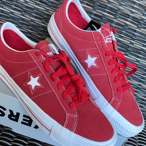 Converse One Star Pro OX University Red/White MEN`S - Picture 8 of 16